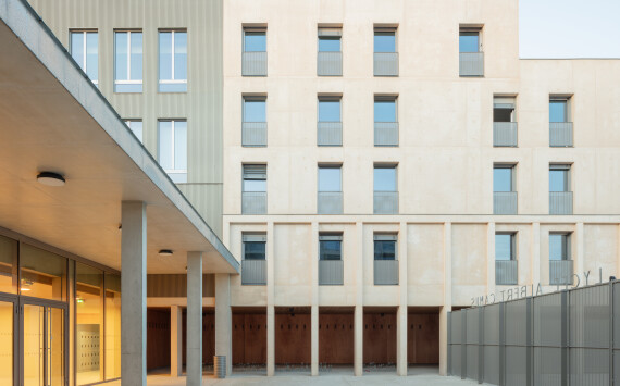 La première phase de l'extension et de la restructuration du lycée de Bois-Colombes est terminée.